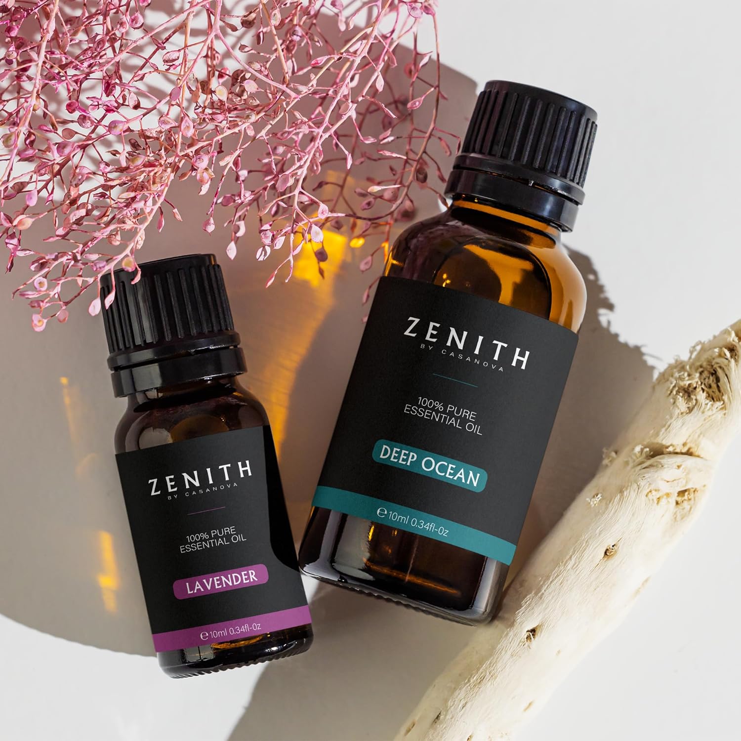 ZENITH® - Juego De 6 Aceites Esenciales Para Humidificador 10ml Aromaterapia Natural Pack Aromas Bio Difusor Perfumes Puros Hogar Velas Esencias Lavanda Sandalo Rosa Vainilla (Pack de 6, Clasico)