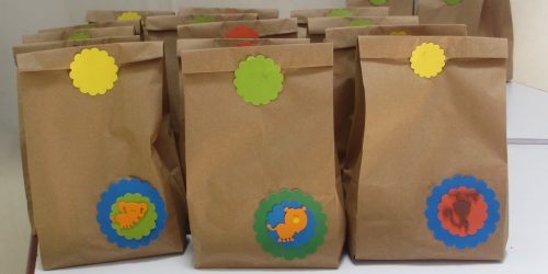 bolsa de papel dulces