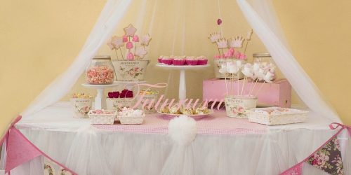 decoracion mesas dulces cumpleaños 1 nena