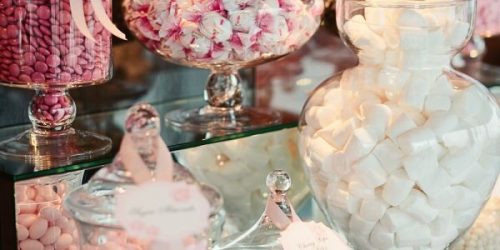 frascos para mesas de dulces