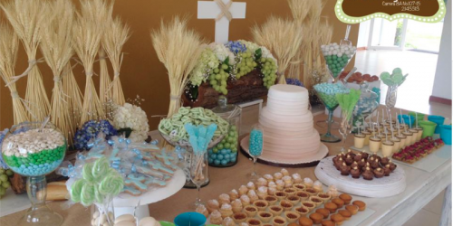 mesa de dulces para comunion