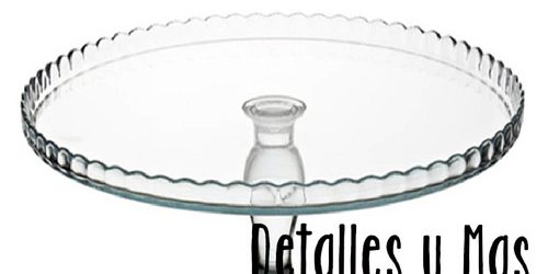 bandejas de cristal para dulces