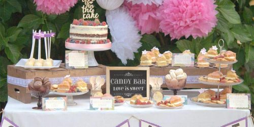 decorar mesas dulces